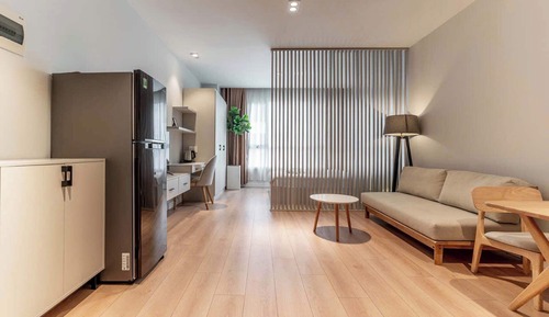 Apartamento Deluxe, 1 cama de matrimonio grande, cocina, vistas a la ciudad