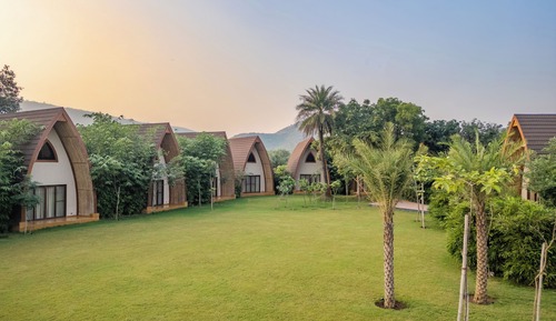 Villa, 1 cama de matrimonio grande, baño privado, vistas al jardín (Bamboo Villa)
