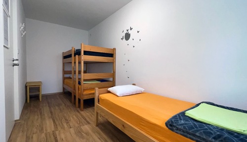 Basic Room, 3 Twin Beds, Non Smoking, Mountain View