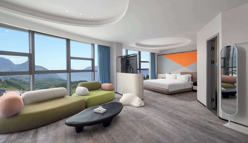 Suite, 1 cama de matrimonio grande, no fumadores, vistas a la montaña