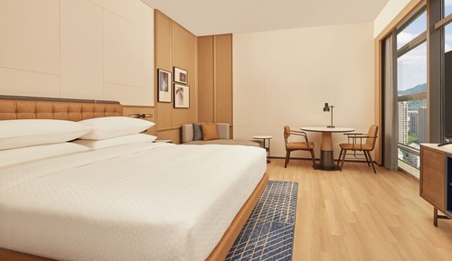 Habitación Deluxe, 1 cama de matrimonio grande, vistas a la ciudad