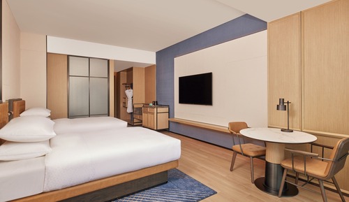 Habitación Deluxe, 2 camas dobles, vistas a la ciudad