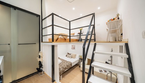 Apartamento básico, varias camas, no fumadores, cocina