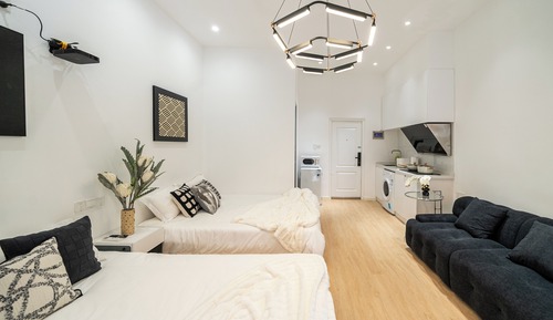 Apartamento básico, varias camas, no fumadores, cocina