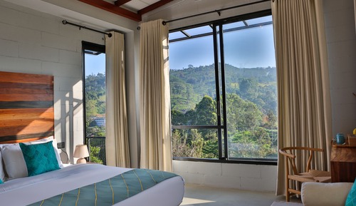 Suite junior, varias camas, no fumadores, vistas a la montaña