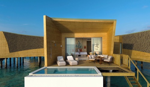 Villa, 1 cama de matrimonio grande, sobre el agua (Mirage, Sunset Pool)