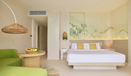Habitación panorámica, 1 cama de matrimonio grande (Lagoon, open-air bath)