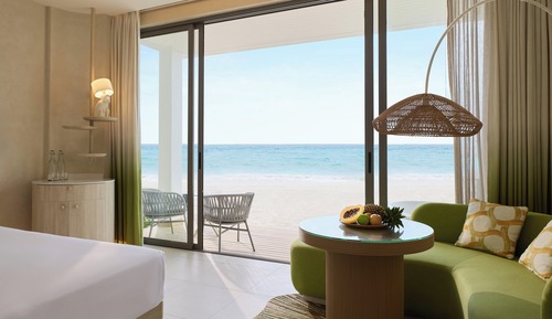 Habitación, frente a la playa (open-air bath Hollywood Twin)