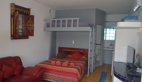 Estudio clásico, vistas al jardín