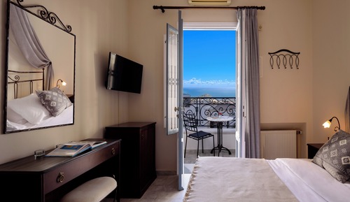 Habitación superior, vistas al mar