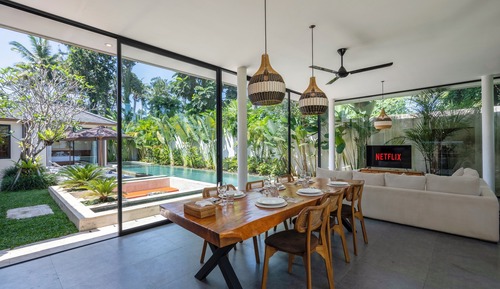 Villa superior, 3 habitaciones, vistas a la piscina