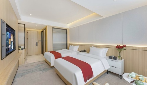 Habitación de lujo con 2 camas individuales