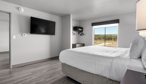 Suite, 1 cama de matrimonio grande con sofá cama, no fumadores (Extended Stay, Audible/Visual Alert)