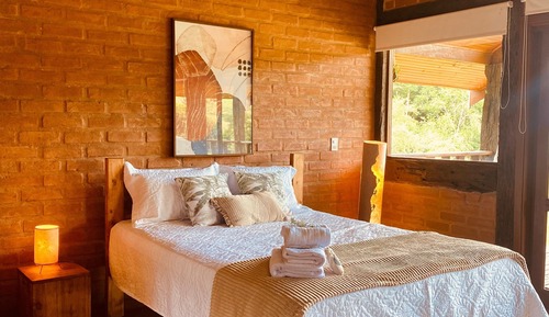 Chalet romántico, chimenea, vistas al lago