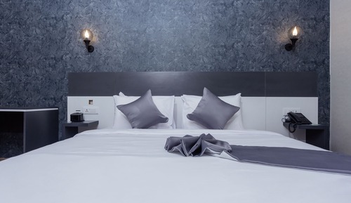 Habitación individual estándar, 1 cama de matrimonio, vistas a la ciudad