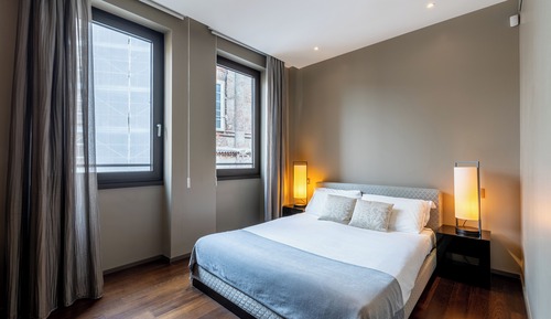 Apartamento clásico, 1 cama de matrimonio, no fumadores, vistas a la ciudad