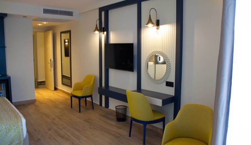 Habitación familiar, varias camas