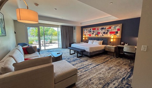 Suite, 1 cama de matrimonio grande, terraza, vistas al río