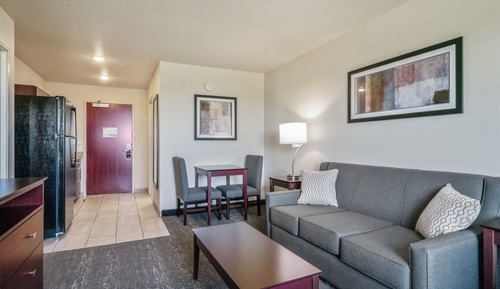 Suite, 1 cama de matrimonio grande con sofá cama, no fumadores (Extended Stay)