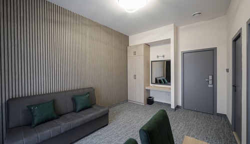 Habitación Deluxe, 1 cama de matrimonio grande con sofá cama