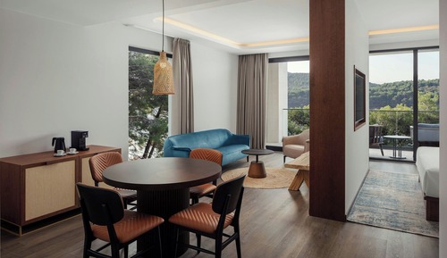 Suite, 1 cama de matrimonio grande con sofá cama, vistas al mar