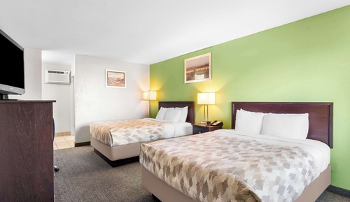 Habitación, 2 camas de matrimonio, accesible para personas con discapacidad, no fumadores