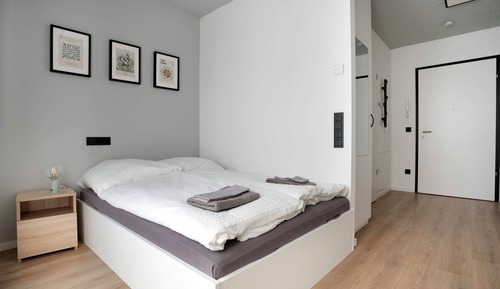 Estudio Deluxe, 1 cama doble, balcón