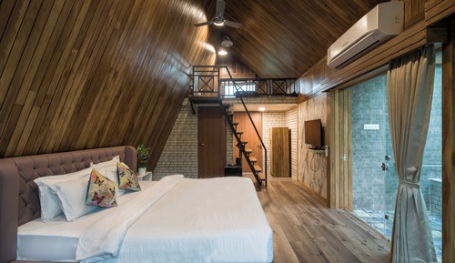 Chalet Deluxe, junto a la piscina