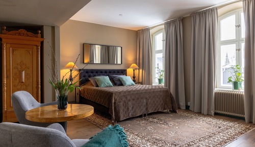 Suite estudio romántica, vistas a la ciudad