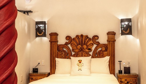 Apartamento exclusivo, 1 cama de matrimonio, patio, vistas a la piscina