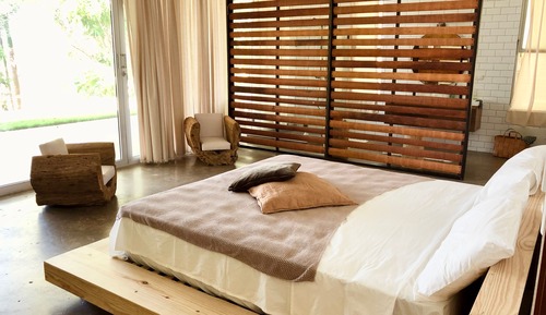 Habitación familiar, vistas al jardín