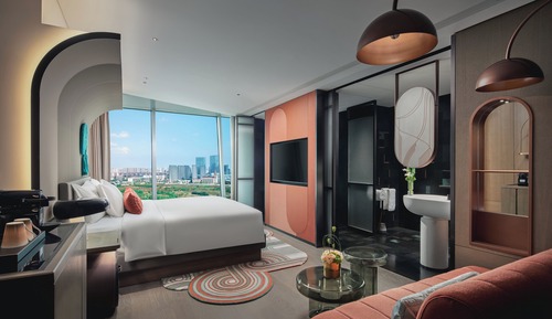 Habitación Premium, 1 cama de matrimonio grande, vistas a la ciudad