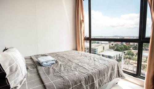Apartamento ejecutivo, 2 habitaciones, no fumadores, vistas a la ciudad