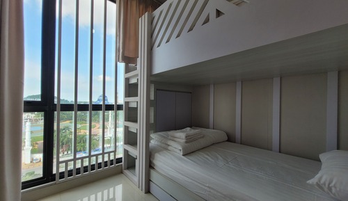 Apartamento de lujo, 2 habitaciones, no fumadores, vistas a la ciudad