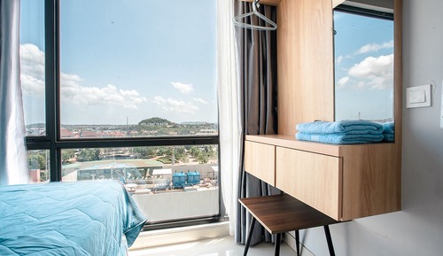 Apartamento City, 2 habitaciones, vistas a la ciudad, en esquina