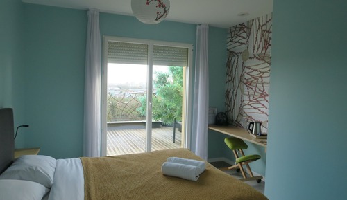 Habitación con 1 cama doble o 2 individuales, vistas al río (Van Gogh)