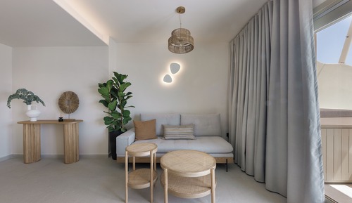 Apartamento Confort, 1 habitación, bañera de hidromasaje, vistas parciales al mar