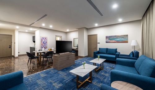 Suite estándar, 1 cama de matrimonio grande, no fumadores, terraza (Penthouse)