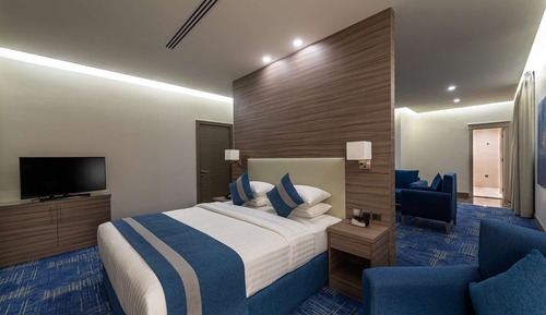 Suite estudio junior, 1 cama de matrimonio grande, no fumadores