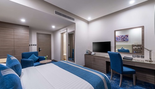 Estudio estándar, 1 cama de matrimonio grande, no fumadores