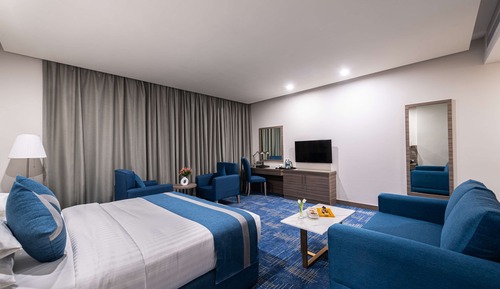Habitación Deluxe, 1 cama de matrimonio grande, no fumadores, vistas a la ciudad