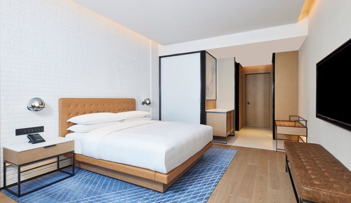 Habitación Premier, 1 cama de matrimonio grande, vistas a la ciudad