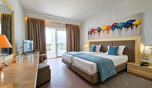 Habitación individual, vistas al mar