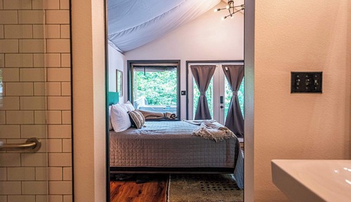 Suite estudio Premier, bañera de hidromasaje, vistas al lago