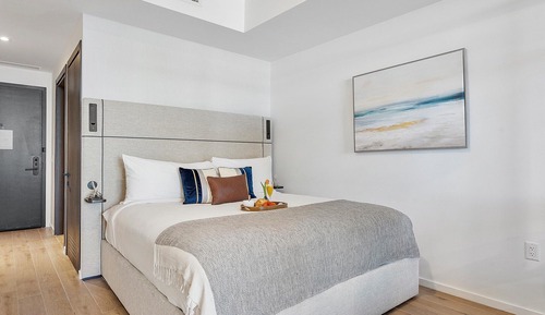 Estudio Deluxe, 1 cama de matrimonio grande con sofá cama, vistas a la bahía