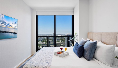Apartamento Deluxe, 1 cama de matrimonio grande con sofá cama, vistas a la ciudad
