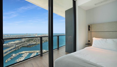 Apartamento Deluxe, 1 cama de matrimonio grande con sofá cama, vistas al mar