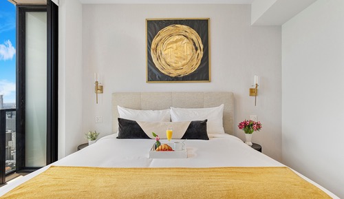 Apartamento Deluxe, 1 cama de matrimonio grande con sofá cama, vistas a la bahía