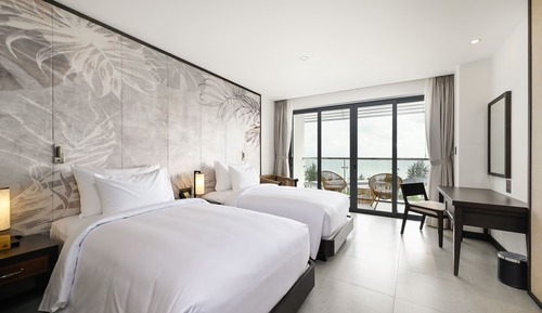 Habitación Deluxe, 2 camas individuales, vistas al jardín
