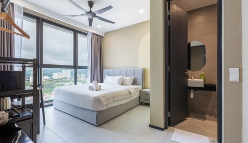 Suite estudio clásica, 1 cama de matrimonio grande